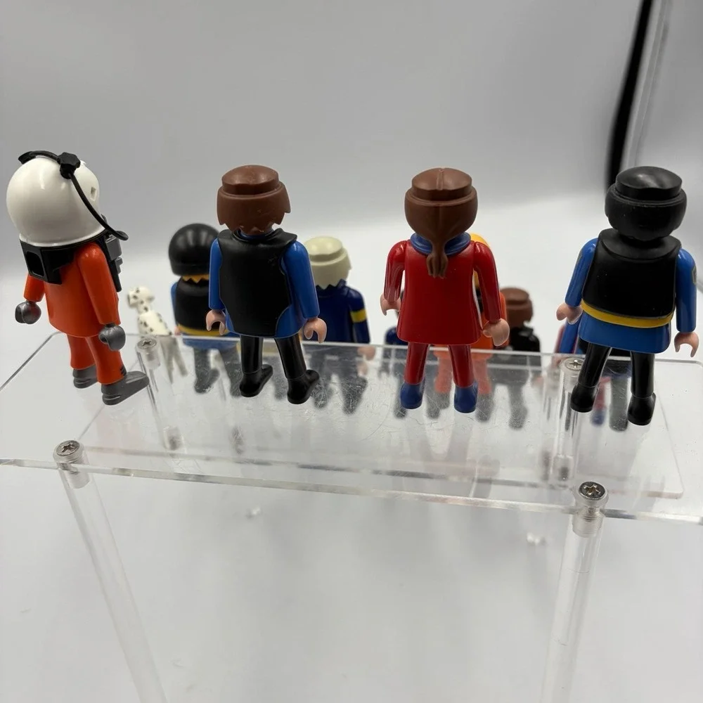 Playmobil‎ Vintage Figure Lot Of 13 Different With Accessories Astronaut, Police